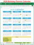 Georges Excel Calendar Year 2025