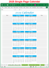 Georges Excel Calendar Year 2025