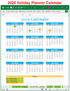 Georges Excel Calendar Year 2025